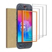 قطعة واحدة إطار مساعد للتثبيت لواقي الشاشة الزجاجي المقوى لجهاز نينتندو سويتش 2