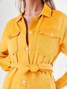 Front Belted Utility Jacket