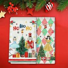 1/1/2 seturi de prosoape de bucătărie în stil Crăciun, cu tematică de spărgător de nuci, cu dimensiunile de 40x60 de centimetri, fabricate din material poliester ultra-moale, imprimate cu șervețele cu tematică de Crăciun și un design de Crăciun fericit. Potrivite pentru mese, restaurante, decorațiuni pentru petreceri și uz zilnic, sunt o alegere ideală pentru decorarea bucătăriei de Crăciun.