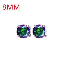 2PCS Magnetic Ear Clips Stud Earrings Non Piercing Strong Magnet Fake Piercing Women Men Black Silver Jewelry Clip Earrings Jewelry Stainless Steel Set 6/8mm Magnetic Stud Earrings For Men Women Non-Piercing Clip-On Earrings Magnet Ear Jewelry