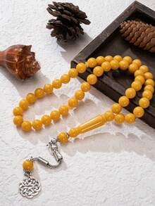 45 颗 10 毫米黑玛瑙穆斯林念珠念珠 Misbaha Tasbih 适用于礼拜、朝圣 - 彩色 - 查看 20