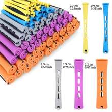 10 Stücke Dauerwellen-Stäbe - Natürliche Wellen & Locken mit 4 Größen an Haarwicklern erstellen - Perfekt für DIY Frisuren & Styling von langem, mittlerem & kurzem Haar (Lila), Reise-Urlaubsartikel, Haarschmuck für Frauen, Lockiges Haar, Haarwickler, Haarkräusler, Hitzefrei Locken, Hitzefrei Locken, Haarwickler, Locken, Haarlocken, Haarwickler, Lockige Haarstyling-Tools, Haare, Reise, Haarpflege, Haarwerkzeuge, Haarsachen, Friseur, Friseur-Zubehör, Friseursalon, Friseurausrüstung