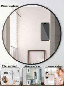 1 pieza/2 piezas Soporte para teléfono con ventosa de silicona doble cara, forma cuadrada, 14 opciones de color, soporte móvil, portátil y móvil