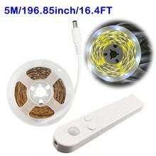 LED 灯带运动传感器灯，暖白光人体传感器灯，3.28 英尺至 32.8 英尺柔性灯带，适用于床下、楼梯、走廊、橱柜、卧室等。 - LED Light Strip Motion Sensor Light - 查看 6