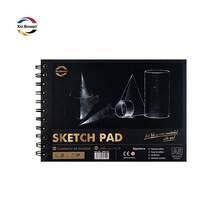艺术家素描本 - 160g 30页双螺旋圈艺术生专用A3 A4 A5素描手绘本加厚水彩纸,顶部螺旋,适合所有场合的理想礼物 - 素描本 - 查看 12