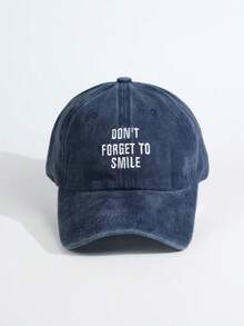 Embroidered Letter Baseball Cap, Suitable For Everyday Wear - Multicolor - View 2