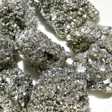 1pc Natural Pyrite Cluster Copper Pyrite Mineral Rough Uneven Ironstone Healing Energy Stone, Home Aquarium Decor, Can Be Used To Enhance Willpower And Manifestation, Suitable For Back To School Season - Yellow - View 4