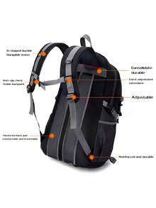 男士旅行背包、行李包、户外大容量徒步包、钓鱼包、钓具包，多种颜色满足日常生活购物需求返校季 - 肩膀包 - 查看 5