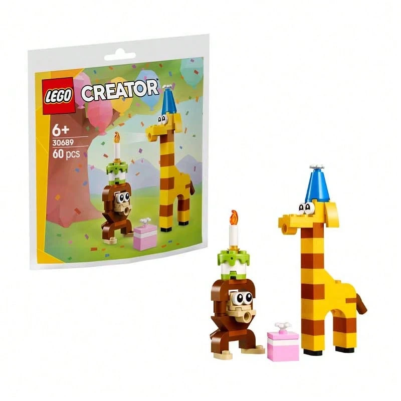 LEGO 乐高30689快乐动物生日派对创意百变系列积木套装积木玩具儿童礼物 - 彩色 - 查看 1