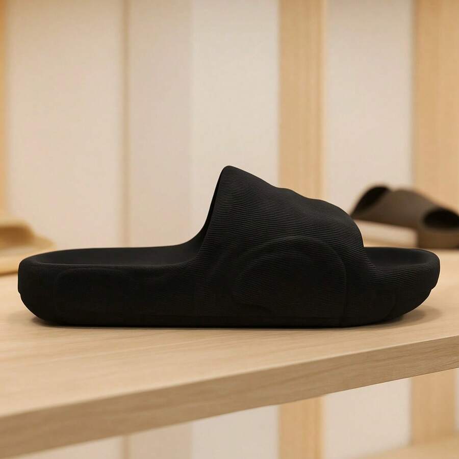 Men's Women's Slide Flip Flops Inspired By Player Top Comfort - 黑色 - 查看 1