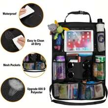 多功能便捷汽车配件！靠背收纳袋，整理，收纳，办公解决方案，牛津布汽车座椅靠背收纳袋，女士收纳袋，旅行必备品，返校宿舍收纳