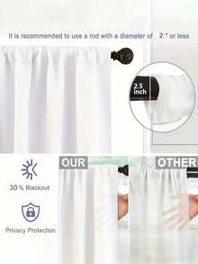 2pcs Cartoon Room Curtains, Polyester Living Room Curtains, Bedroom Blackout Curtains, Bedroom Decoration Home, House Bedroom Wedding Decoration Style, Blackout Curtains Without Drilling, Christmas Home Decoration, Kitchen Curtain Set - Multicolor - View 8