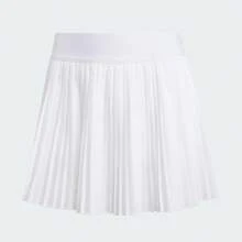 Adidas 女士俱乐部褶裙、梭织裙 JD6116 - 白色 - 查看 1