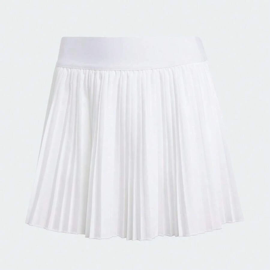 Adidas 女士俱乐部褶裙、梭织裙 JD6116 - 白色 - 查看 1