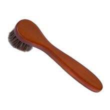 Dauber Brush Premium Horse Hair Applicator Brush For Leather Care Ideal Horsehair Shoe Brush For Applying Cream