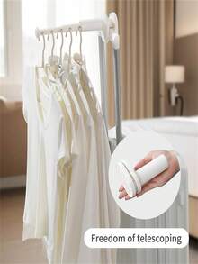1/2 Pcs Portable Retractable Travel Drying Rack - Non-Perforated Retractable Hanger, Lightweight And Durable Plastic, Suitable For Home, Hotel, Dormitory, Business Trip - Space-Saving Indoor Drying Rack, Dormitory Essentials, Stylish Design, Non-Perforated Installation - Multicolor - View 12