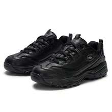 Skechers Tenis casuales y livianos, transpirables, para mujeres para uso diario, caminar, deportes 76605-BLK - Negro - Ver 3