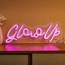 1個“let's Party” Led霓虹燈字母形狀,usb供電,適用於臥室牆面裝飾,節日派對婚禮裝飾 - 彩色 - 查看 16