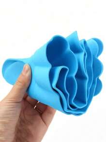 1pc Adjustable Shampoo Cap, Ear Protection Shower Cap, Shower Cap, Shower Products,Random Color Home Bathroom Decor Summer - Multicolor - View 5