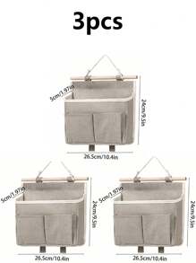 1pc/2pcs/3pcs Wall Hanging Storage Bag-Closet Wall Basket With Pockets Reusable Wall Door Closet Hang Storage Bag For Kitchen, Bedroom, Bathroom, Dorm, RV Camper
