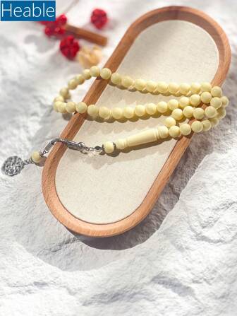 1 pièce Chapelet de prière Ramadan, bracelet de perles acryliques mode pour femmes. Pour le Ramadan, port quotidien