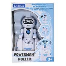 POWERMAN® Roller - Perfectly Balanced One-Wheeled Robot With Sound And Light Effects - Blue and White - View 5