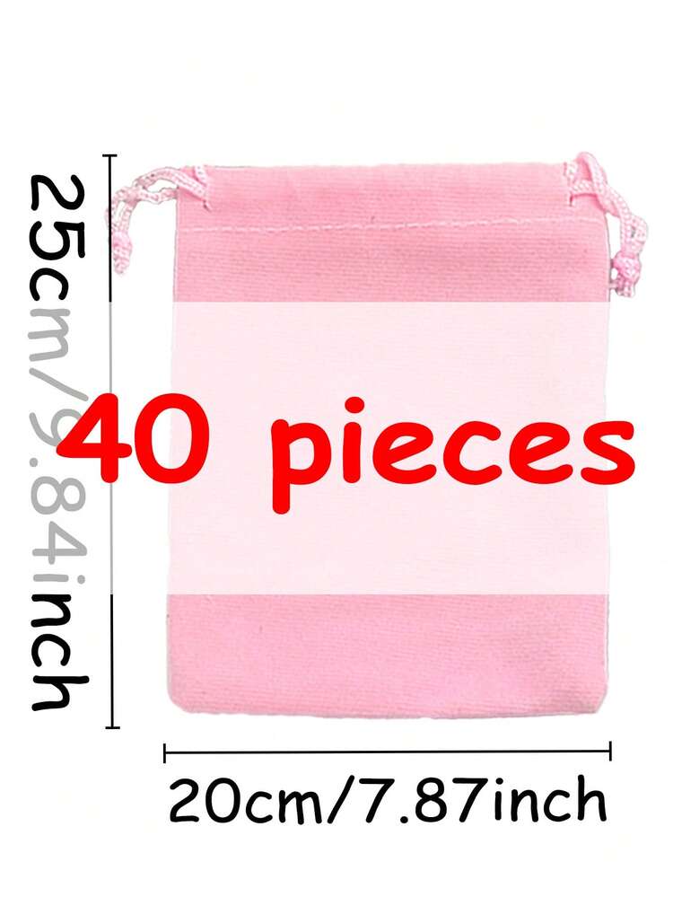 Personalized Custom Velvet Bundle Pocket, Customized Text Jewelry Cosmetic Storage Bag, Drawstring Gift Packaging Bag Velvet Bag, Personalized Name Drawstring Bag, Named Velvet Bag, Customized Drawstring Bag, Coin Bag, Personalized Jewelry Bag, Crystal Bag - Multicolor - View 33