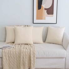 MIULEE Velvet Cushion Cover, 40 X 40 Cm, Orange Series Set Of 4, Sofa Cushions, Velvet Cushion, Decorative Cushion, Couch Cushion, Decorative Colour, Gradient Cover, Sofa Cushion Cover For Living Room, Children, Office