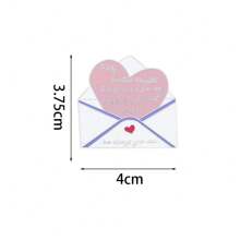 1pc Love Your Mom's Letter To You Enamel Brooch Angel Daughter Pin Mother's Day Gift Badge Accessories