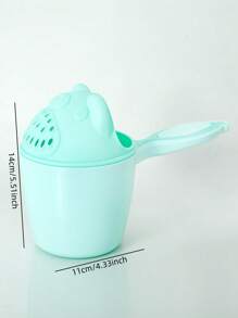 1个卡通洗发杯 婴儿淋浴喷头冲洗杯 儿童洗澡洗头助手 防止孩子害怕洗头 可爱洗发杯也可用作牙刷杯（款式随机）