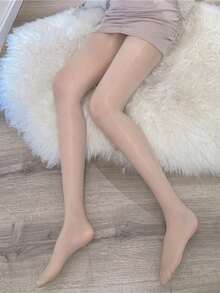 1 Stück ein reines, transparentes, eng anliegendes Kleid für Frauen mit öligen und sexy Strümpfen, geeignet für alle Jahreszeiten