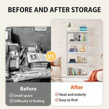 Royalswill Heavy-Duty Utility Shelving, 150 Cm/180 Cm Screwless Storage Rack, Industrial Storage Rack, Supermarket Display Rack, Super Strong Load-Bearing Capacity, Adjustable Storage Layers, Suitable For Living Rooms, Kitchens, Garages, Workshops, Supermarkets And Shops. - Black - View 4