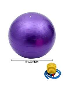 Bolas de ioga anti-estouro premium de 55-65-75-85 cm - Melhora a ginástica, a recuperação pós-parto e o treinamento físico, força central, flexibilidade e equilíbrio - Design espesso, durável e anti-estouro, experiência de exercício