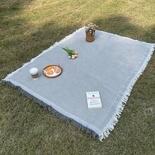 1 件 Ins 风格野餐毯、沙滩毯、柔软可折叠户外垫、春夏季非常适合草地露营和派对、露营野餐布、波西米亚地毯、适合户外和家庭使用、户外野餐、防风斗篷、桌布、户外装饰、女朋友礼物