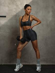 Sports Studio 女士运动瑜伽服套装适合瑜伽跑步健身春夏季女士健身服装