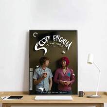 1pc/3PCS Wall Arts Posters Optional Frame Wall Decor,Room Decor Vintage Pop Retro Movie Scott Pilgrim VS The World Poster High Definition Art Waterproof Home Living Room Bedroom Bar Aesthetics Decoration