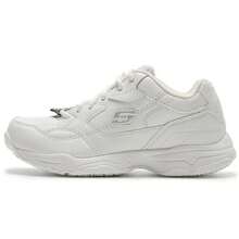 Skechers Giày thể thao nữ thoải mái có đệm, giày du lịch ngoài trời buộc dây dòng WORK dành cho nữ, 76555-WHT - trắng - Xem 7