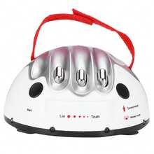 Micro Lie Detector Toy, Shocking Heart Beat Polygraph Gag Gift, White (Shipped Without Battery)