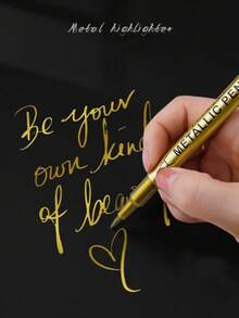 6/3/2/1pc Permanent White Marker Pens - Waterproof, Oil-Based, Permanent Gel Ink - Suitable For Art Projects Drawing, Tire Art, Graffiti, Wood And Synthetic Leather - Durable, Smudge-Proof, Vibrant Colors - Great For Creative Design And Back To School, Applicable On Stone, Ceramic, Wood, Metal, Paper, Glass, Textile, Plastic, Leather, Suitable For Back To School (Random Color Styles) - White - View 10