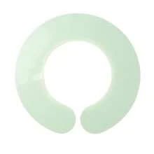 硅胶颈部保护布，理发围巾，染发披肩，沙龙专用防断裂硅胶垫，防水理发/染发/涂油披肩，适合所有人（粉色、绿色、紫色、黑色） - 彩色 - 查看 8