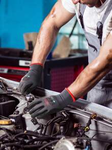 JOISIV 1/3 Pairs Nitrile Dipped Rubber Work Gloves With MicroFoam Nitrile Coating – Non-Slip, Oil-Resistant Grip For Gardening, Truck Drivers, Workers, Home Improvement, And General Use