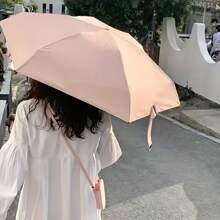 Compact UV-Blocking Mini Umbrella, Capsule Design - Portable & Durable, 6-Rib Fiberglass Structure, Manual Open, Includes Protective Vinyl Case - Ideal For Travel & Unpredictable Weather, Windproof & Rainy Gear | Cute Umbrella Design | Suitable For Travel, Small Umbrella, Pocket Umbrella, Mini Umbrella, Waterproof, UV-Protection, Multipurpose Umbrella, Portable Travel Umbrella