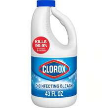 Clorox Regular Bleach 43oz| Powerful Household Solution For Countertops, Toilets & Laundry| Must-Have For Daily Home Cleaning Needs - 1 - Xem 11