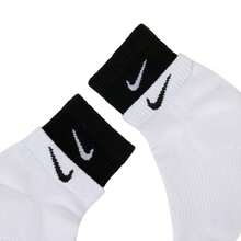 Nike Unisex Casual Cushioned Everyday Plus Sports Socks, DH4058 - Black/White - View 6