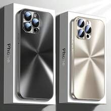 GOKIKASIYI 高品质激光极光 CD 彩色哑光金属带高清玻璃镜头膜全新防摔手机壳适用于 17、16、15、14、13、12、11 系列