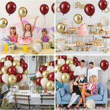 Bộ 116 bóng bay cao su màu đỏ, thích hợp cho đám cưới, sinh nhật, tiệc chia tay cuộc sống độc thân, kỷ niệm, tốt nghiệp, lễ hội hóa trang, lễ rửa tội, tiệc hồ bơi, tiệc chủ đề mùa hè, trang trí phòng khách, trang trí phông nền tiệc - Đỏ - Xem 12