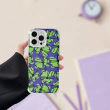 Funda para teléfono con diseño de flores y grafiti. Compatible con 14 Pro, 16, 11, 15 Plus, 13, XS y 12. - Colores mixtos 1 - Ver 2