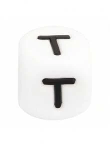 10 piezas Cuentas de silicona de 12 mm con letras - Kit de fabricación de joyas personalizado para pulseras DIY, collares, bolígrafos con cuentas, dijes y regalos - Accesorios de alta calidad para aficionados creativos a la manualidad - 26 cuentas de silicona con letras del alfabeto - Ver 28
