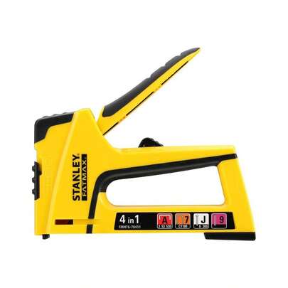 Grampeador 4 em 1 STANLEY FATMAX® TR400 - Perfeito para grampear fios Tipo A e pregos Tipo J. Uma ferramenta versátil para múltiplas tarefas. Modelo: FMHT6-70411.