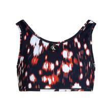 Calvin Klein Girls Bralette Bikini Set Glitched Floral Aop - Black - View 3